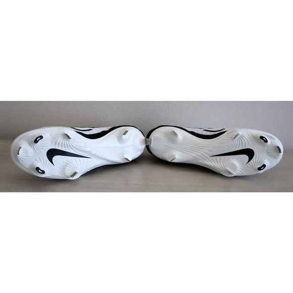 Nike DJ6517-101 Men Sz 10.5 White/Black Alpha Huarache NXT Metal Baseball Cleats - Picture 4 of 7